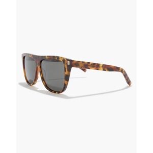 $395‎ Authentic SAINT LAURENT 59mm Sunglasses Havana/Gray